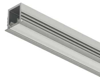 Profil wpuszczany LOOX5 1104 do taśm LED 8 mm - srebrny / gł. 12 mm / dł. 300 cm