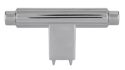 Gałka w kształcie litery T 2594 - chrom połysk / 70 mm