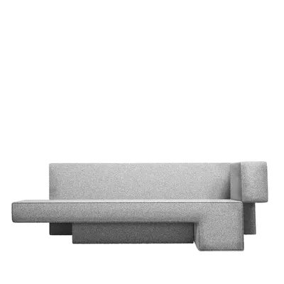 Sofa PRIMITIVE - boucle brązowy
