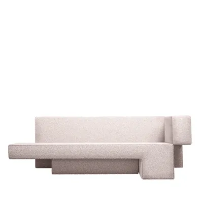 Sofa PRIMITIVE - boucle brązowy
