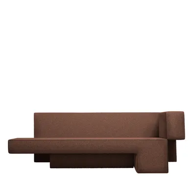 Sofa PRIMITIVE - boucle czerwony