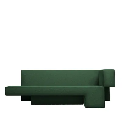 Sofa PRIMITIVE - boucle czerwony