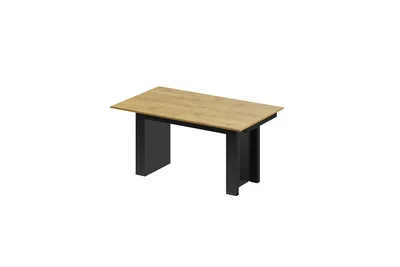 Stół rozkładany MAGRO 170/410x100 - dąb słoneczny/czarny