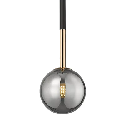 Lampa wisząca ARCTURUS P0574-01F-SDFZ - czarny/złoty