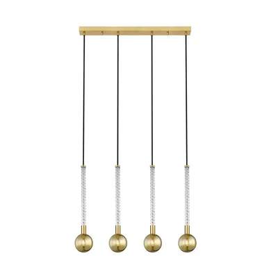 Lampa wisząca MIDA P0583-04A-2GHF - złoty