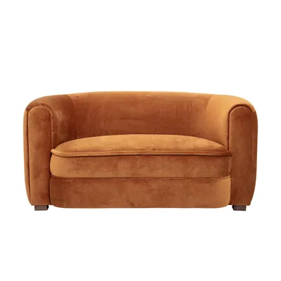 Sofa 2-osobowa MALALA - brązowy
