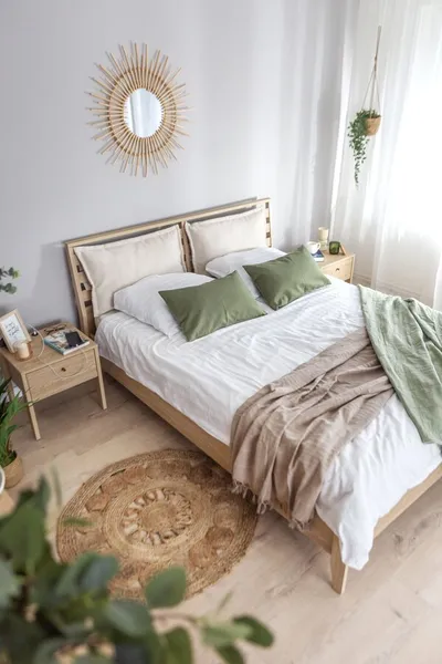 Zagłówek do łóżka COZY 160 CZ-06 - beżowy
