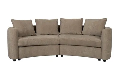Sofa FERNON - karmelowy brąz