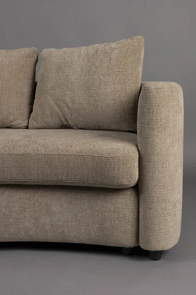Sofa FERNON - karmelowy brąz