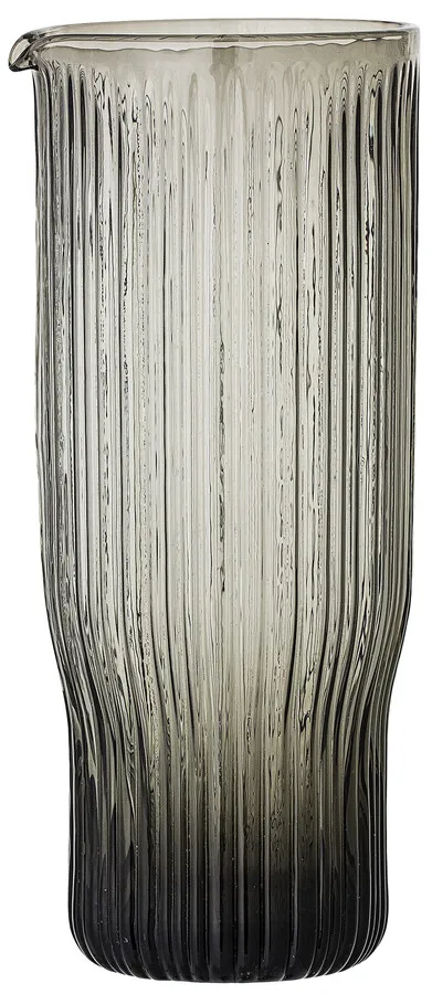 Karafka szklana ze żłobieniami 9x23 - szary