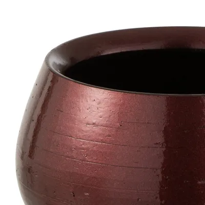 Doniczka ceramiczna czerwona 10cm