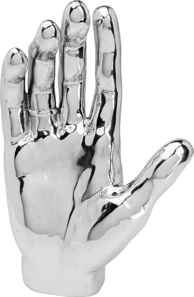 Figurka dekoracyjna MANO DIAMOND RING - srebrny