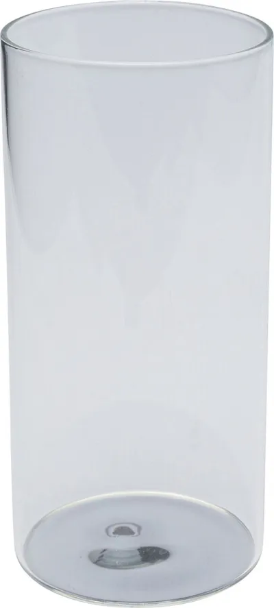 Szklanka ELECTRA 520 ml - transparentny/srebrny