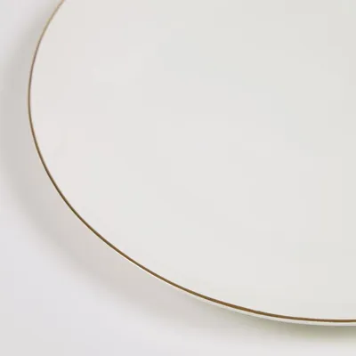 Talerz obiadowy porcelanowy biały 27 cm
