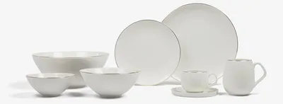 Talerz obiadowy porcelanowy biały 27 cm