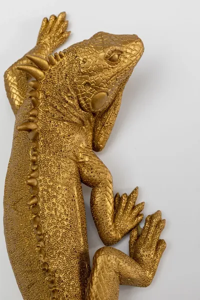 Dekoracja ścienna LIZARD - złoty
