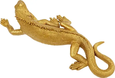 Dekoracja ścienna LIZARD - złoty