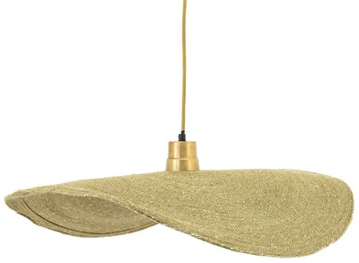Lampa wisząca naturalna jutowa Ø75 cm