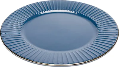 Talerz obiadowy MUSE 27 cm - niebieski