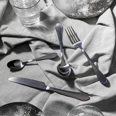 Zestaw 16 sztućców CUCINA - grafit mat