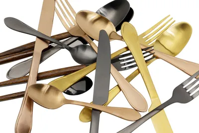 Zestaw 16 sztućców CUCINA - miedziany mat