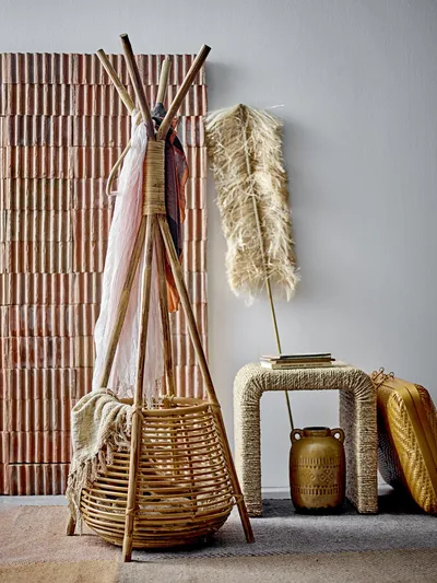 Taboret KIEN - naturalny