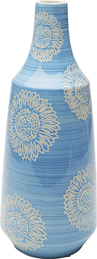 Wazon z porcelany BIG BLOOM - niebieski