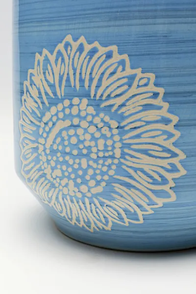 Wazon z porcelany BIG BLOOM - niebieski