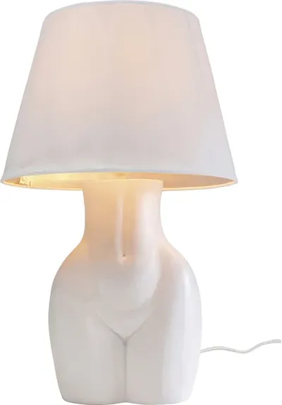 Lampa stołowa DONNA - biały