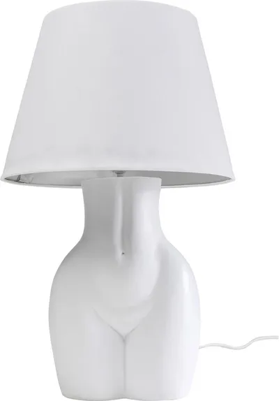 Lampa stołowa DONNA - biały