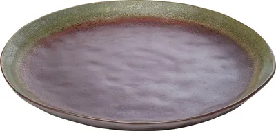 Talerz obiadowy HERMOSA 27 cm - fioletowy/zielony