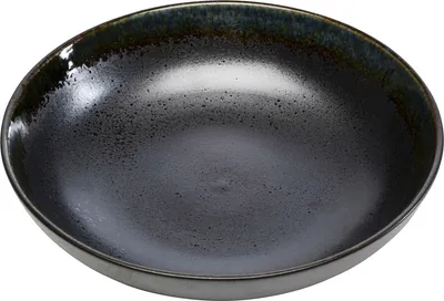 Talerz głęboki KASSANDRA 23 cm - czarny