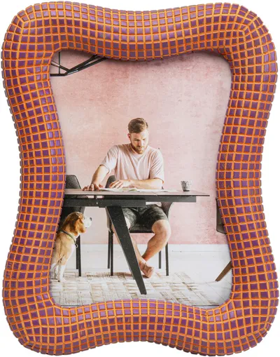 Ramka na zdjęcia WAVY 13x18 - pomarańczowy