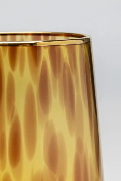 Kieliszek do wina CARAMEL 500 ml - brązowy/transparentny