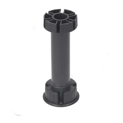 Nóżka plastikowa PN16 czarna wys. 15cm bez klipu