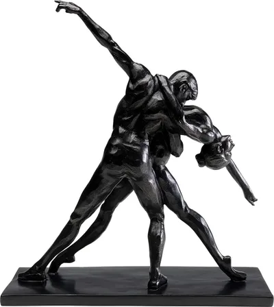 Figurka dekoracyjna DANCERS 38 - czarny