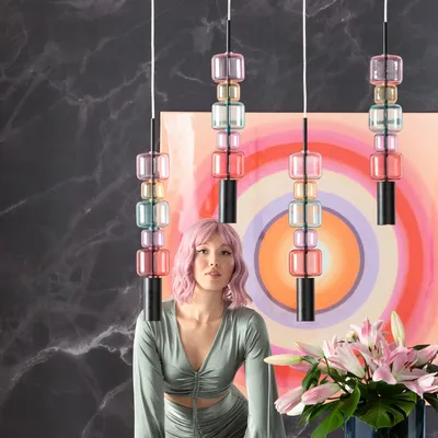 Lampa wisząca CANDY BAR COLORE 100 - multikolor