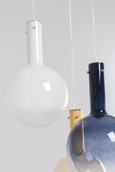Lampa wisząca MISTERIOSA COLORE 54 - biały/niebieski