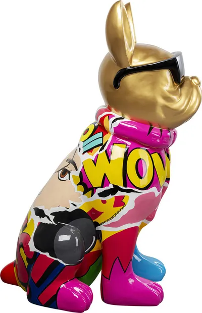 Figurka GRAFFITI DOG 49 cm - wielokolorowy