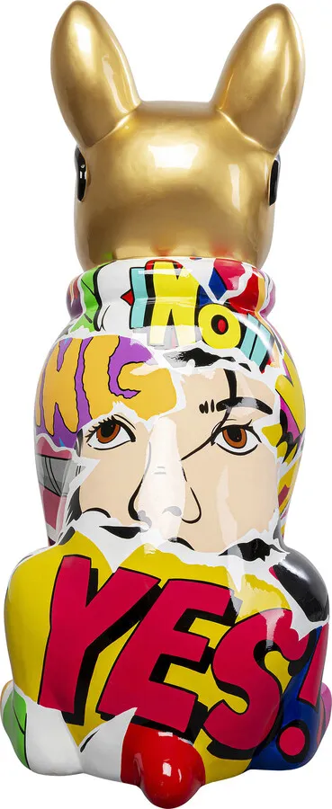 Figurka GRAFFITI DOG 49 cm - wielokolorowy