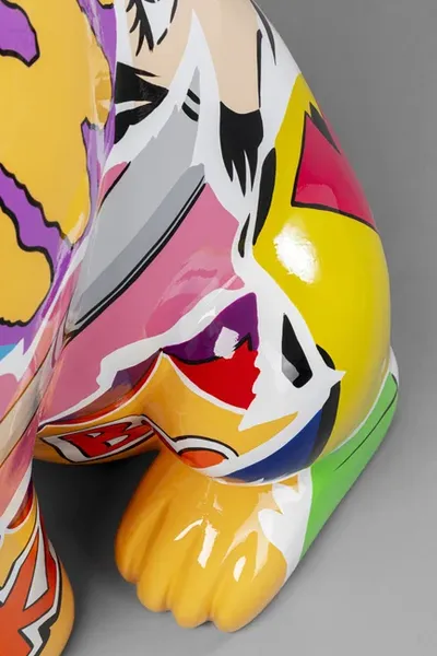 Figurka GRAFFITI DOG 49 cm - wielokolorowy