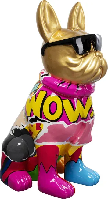 Figurka GRAFFITI DOG 49 cm - wielokolorowy