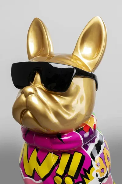 Figurka GRAFFITI DOG 49 cm - wielokolorowy