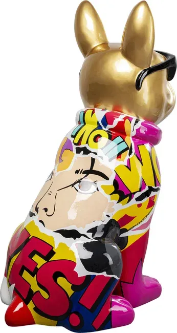Figurka GRAFFITI DOG 49 cm - wielokolorowy