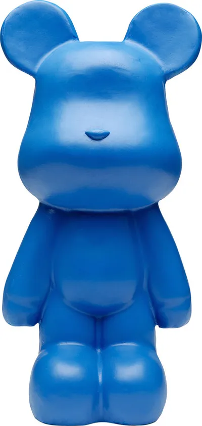 Figurka dekoracyjna BEAR 51 cm - niebieski