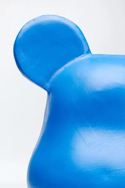 Figurka dekoracyjna BEAR 51 cm - niebieski