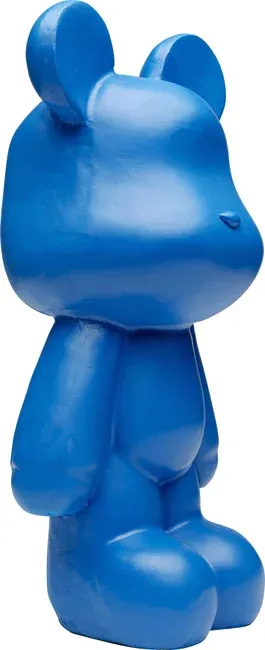 Figurka dekoracyjna BEAR 51 cm - niebieski