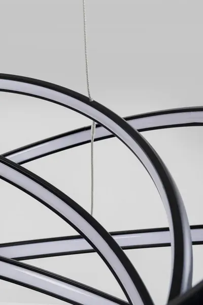 Lampa wisząca LED SATURN 72 - czarny
