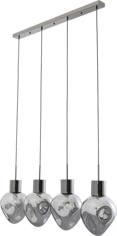 Lampa wisząca SUPERNOVA SMOKY 110 - dymiony/srebrny