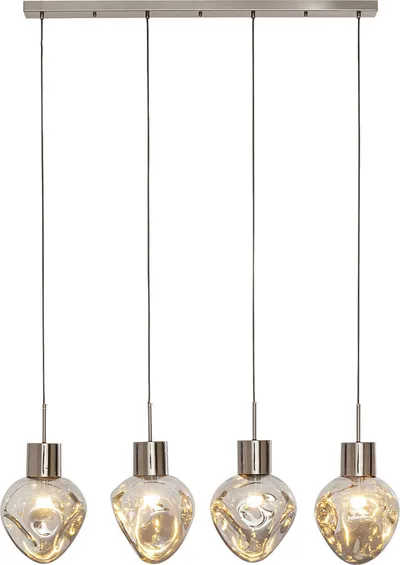 Lampa wisząca SUPERNOVA SMOKY 110 - dymiony/srebrny